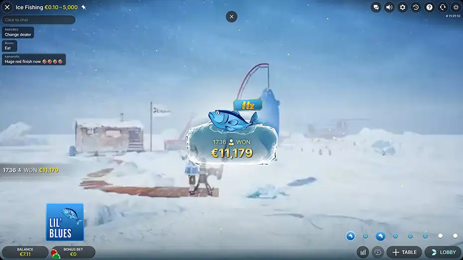 Ice Fishing Casino Game